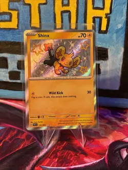 Pokemon! Shinx 'Baby' Shiny - Paldean Fates 135/091, Pack Fresh, Near Mint - Image 1