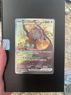 Pokemon Bloodmoon Ursaluna EX Twilight Masquerade 216/167 Sir - Image 1