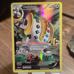 Pokemon Regigigas XY Holo Rare XY82 Basic HP130 2016 English - Image 1