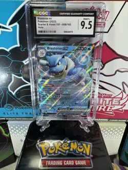 Blastoise EX 009/165 CGC 9.5 Mint Plus - Scarlet & Violet 151: Pokemon TCG - Image 3