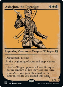 Astarion the Decadent Showcase FOIL CMDR Legends Baldurs Gate NM - Image 1