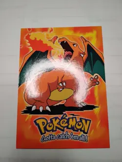Charizard E6 of 12 Topps Pokemon TV Animation Series nm - Image 1