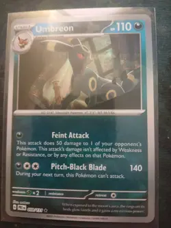 Pokemon TCG Umbreon (Master Ball) 059/131 SV: Prismatic Evolutions Rare NM - Image 1