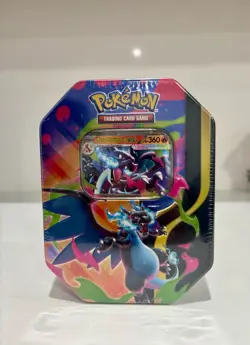 Pokemon Mega Charizard X ex Sealed Tin Box - TCG Mega Evolution Phantasmal Flame - Image 2