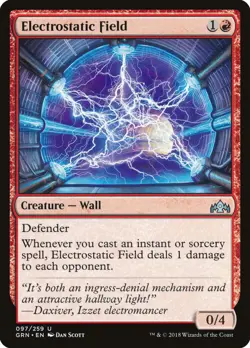 Electrostatic Field Guilds of Ravnica NM Red Uncommon MAGIC MTG CARD ABUGames - Image 1