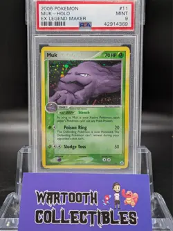 2006 Pokemon EX Legend Maker 11 Muk-Holo PSA 9 - Image 1