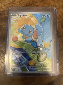 Pokemon TCG Squirtle From First Partner Promo. - Image 1