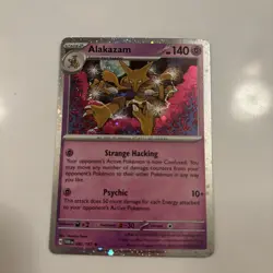 Alakazam Cosmos Holo Twilight Masquerade Pokemon TCG 82/167 MINT - Image 1