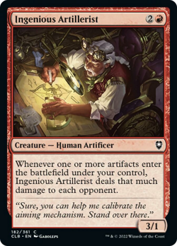 Ingenious Artillerist FOIL Commander Legends: Battle for Baldur's Gate NM - Image 1