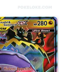 Pokemon TCG-Naganadel & Guzzlord GX Tag Team 158/236-Cosmic Eclipse Ultra Rare - Image 5