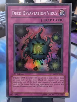YuGiOh! Deck Devastation Virus FET-EN058 Super Rare 1st Ed - Image 1