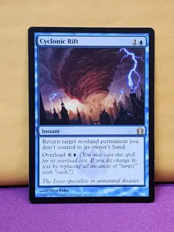1x Cyclonic Rift, MP (see photos), Return to Ravnica (RTR), Magic Gathering, MtG - Image 1