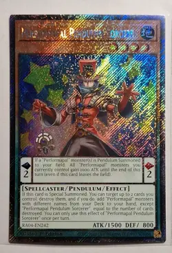 Yugioh! Performapal Pendulum Sorcerer - RA04-EN242 - Platinum Secret Rare - 1st - Image 1