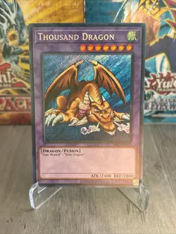 Yu-Gi-Oh! Thousand Dragon - 25th Anniversary Ed. Secret Rare (MRD-EN143) - Image 1
