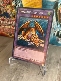 Yu-Gi-Oh! Thousand Dragon - 25th Anniversary Ed. Secret Rare (MRD-EN143) - Image 2