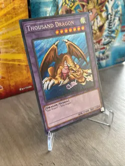 Yu-Gi-Oh! Thousand Dragon - 25th Anniversary Ed. Secret Rare (MRD-EN143) - Image 3