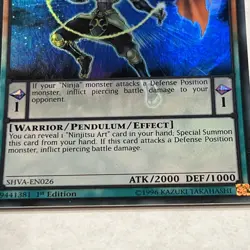 Yu-Gi-Oh! Twilight Ninja Jogen - SHVA-EN026 - Super Rare - 1st Ed - NEW - Image 3