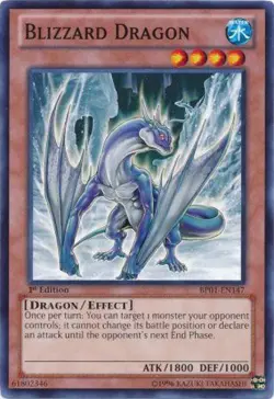 1x (HP) Blizzard Dragon - BP01-EN147 - Common - Unlimited Edition YuGiOh - Image 1