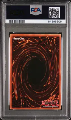 Tri-Horned Dragon LOB PSA 9 Reverse Secret Rare Misprint Error #000 Yugioh 2002 - Image 2