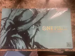 Bandai One Piece Card 1st Anniversary Set Playmat Luffy 2025 Japan New Unused - Image 1