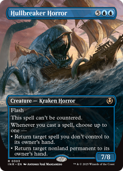 Hullbreaker Horror (Borderless) FOIL Innistrad Remastered HEAVILY PLD ABUGames - Image 1