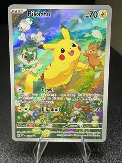 Pokemon Pikachu TCG SVP088 Black Star Promo Card NM - Image 1