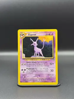 Espeon 20/75 Neo Discovery Regular (LP) Vintage Pokemon Cards WoTc - Image 1