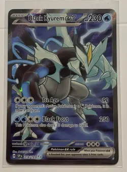 Pokemon TCG Black Kyurem EX Ultra Rare Card #218/191 Surging Sparks - Image 1