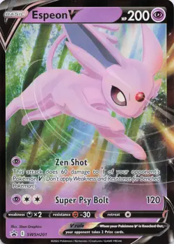 Espeon V Promo SWSH: Sword & Shield Promo Cards SWSH201 NM - Image 1