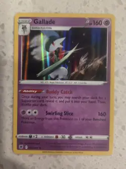 Pokemon TCG Gallade Holo 062/189 Pokemon SWSH Astral Radiance Card NM +🎁 - Image 1