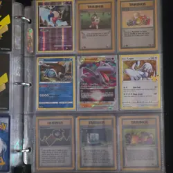 Pokemon TCG Binder Lot Vaporeon Flareon Jolteon Espeon Umbreon Trainer Cards - Image 5