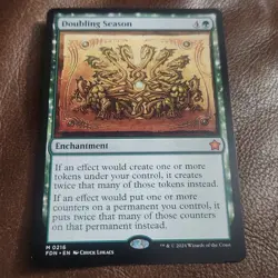 Doubling Season Foundations Regular Magic The Gathering Card MTG - Image 1