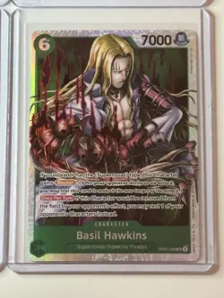 Basil Hawkins OP07-029 The Best Vol. 2 Premium Booster 4 Foil Card Play Set Lot - Image 4