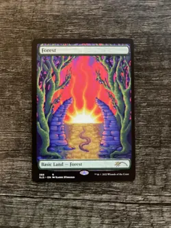 MTG 1x Forest x1 NM Secret Lair - The Astrology Lands: Taurus - Image 1