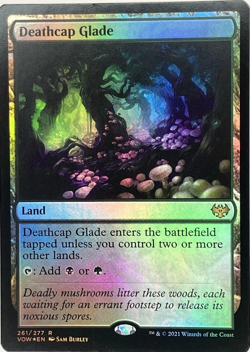 Deathcap Glade - Innistrad: Crimson Vow 261/277 RARE FOIL MtG TCG Card - Image 1