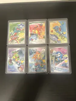Pokemon First Partner Illustration Rare 30th Anniversary Set Of 6 Cards - Image 1