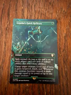 Legolas's Quick Reflexes (Borderless) Foil - Lord of the Rings #493 - Image 1