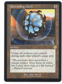 Unwinding Clock The Brothers' War: Retro Frame Artifacts Regular (LP) #61 - Image 1