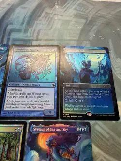 Foil Merfolk - Sygg, River Guide Stonybrook Banneret Svyelun Kiora Wanderwine - Image 5