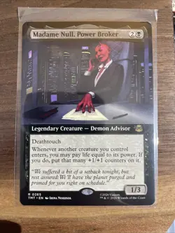 Madame Null, Power Broker (Extended Art) NM Rare MTG Ninja Turtles TMT 265 - Image 1