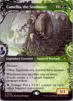 Camellia, the Seedmiser (Showcase) R Bloomburrow 328 NM - Image 1