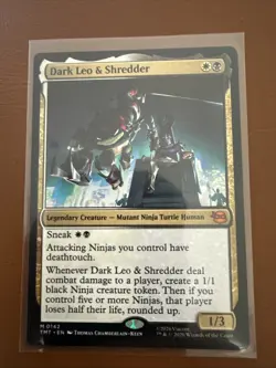 Magic The Gathering- Dark Leo & Shredder - Teenage Mutant Ninja Turtles (TMT) - Image 1