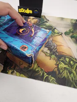 MTG Vintage Cardboard Storage Box 1996 BLUE Mana Symbol Magic The Gathering - Image 2