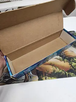 MTG Vintage Cardboard Storage Box 1996 BLUE Mana Symbol Magic The Gathering - Image 5