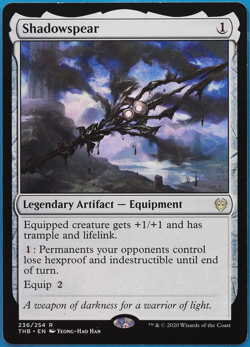 Shadowspear Theros Beyond Death PLD Rare MAGIC MTG CARD (ID# 500982) ABUGames - Image 1