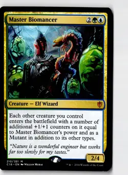 Master Biomancer 210 Mythic Commander 2016 Magic: The Gathering Lightly Played - Image 1