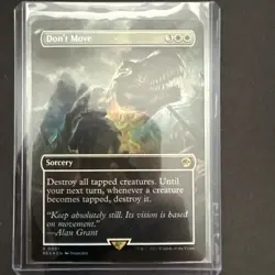 MTG Don't Move Universes Beyond: Jurassic World Edition Foil Borderless - Image 1