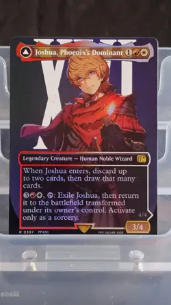 Joshua, Phoenix's Dominant (Borderless) Final Fantasy Foil - Image 1
