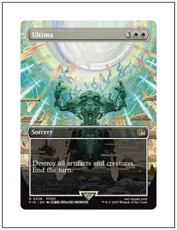 1x Ultima, Borderless Art, Magic the Gathering, MTG NM - Image 1