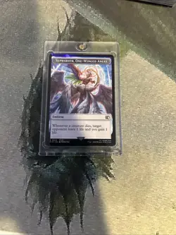 MTG Emblem - Sephiroth, One-Winged Angel / Robot Warrior Double-Sided Token - FF - Image 2